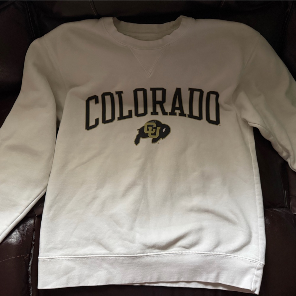 White Mens Small Sweatshirt